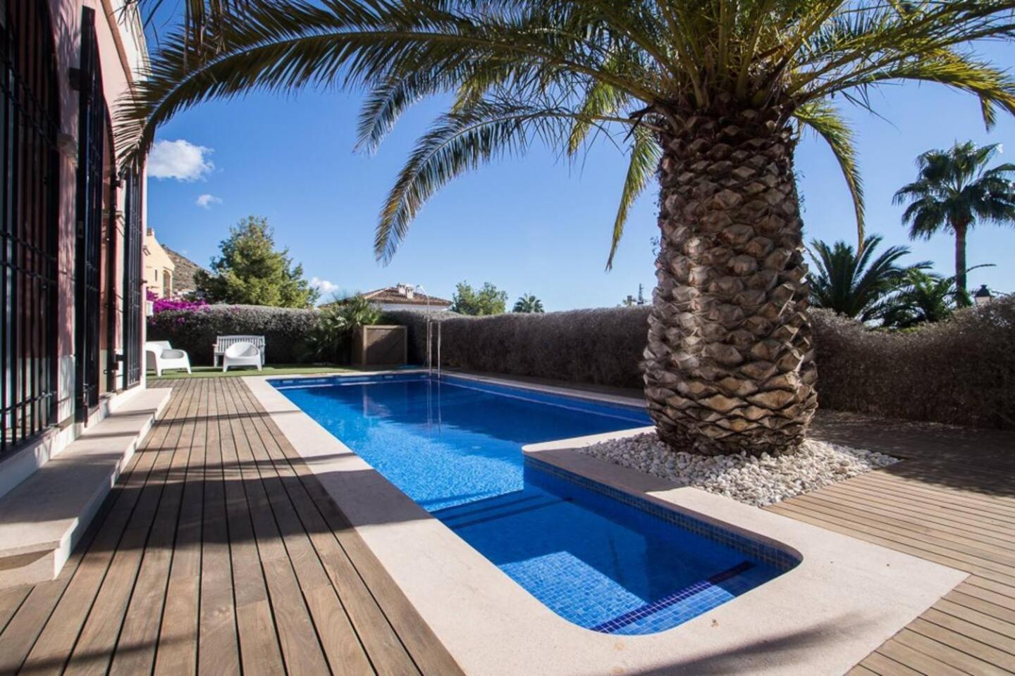 Asia Gardens Villa With Private Pool In Benidorm 卡拉德费斯特拉特 外观 照片